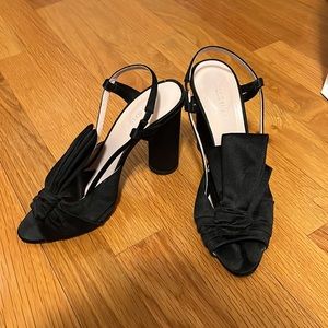 Jill Stuart Black block heels size 37 EU 6.5 US